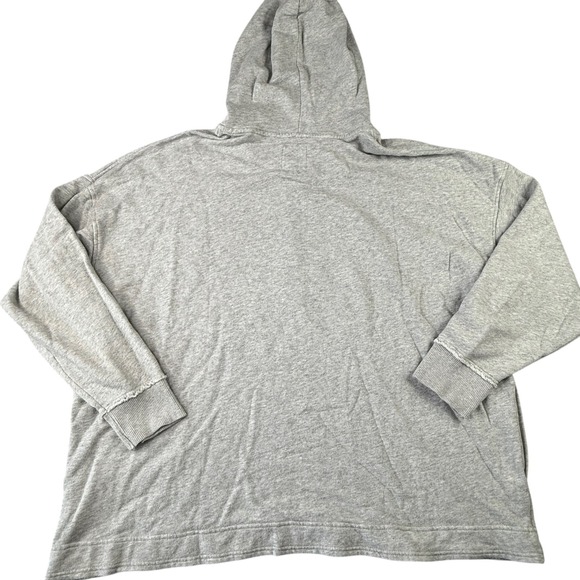 Aerie Womens Hoodie Size Large Gray Beach Weekend Oversized Sweatshirt Lounge - Picture 3 of 9